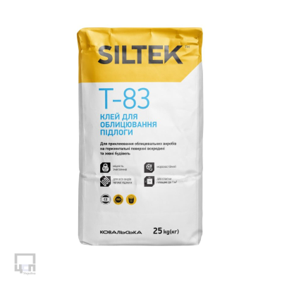 Siltek T-83 Клей для облицювання підлоги, 25 кг