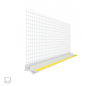 Профіль привіконний 6мм з сіткою, 2,5м