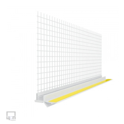 Профіль привіконний 6мм з сіткою, 2,5м