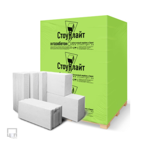 Газобетон Стоунлайт D400 150х200х600мм